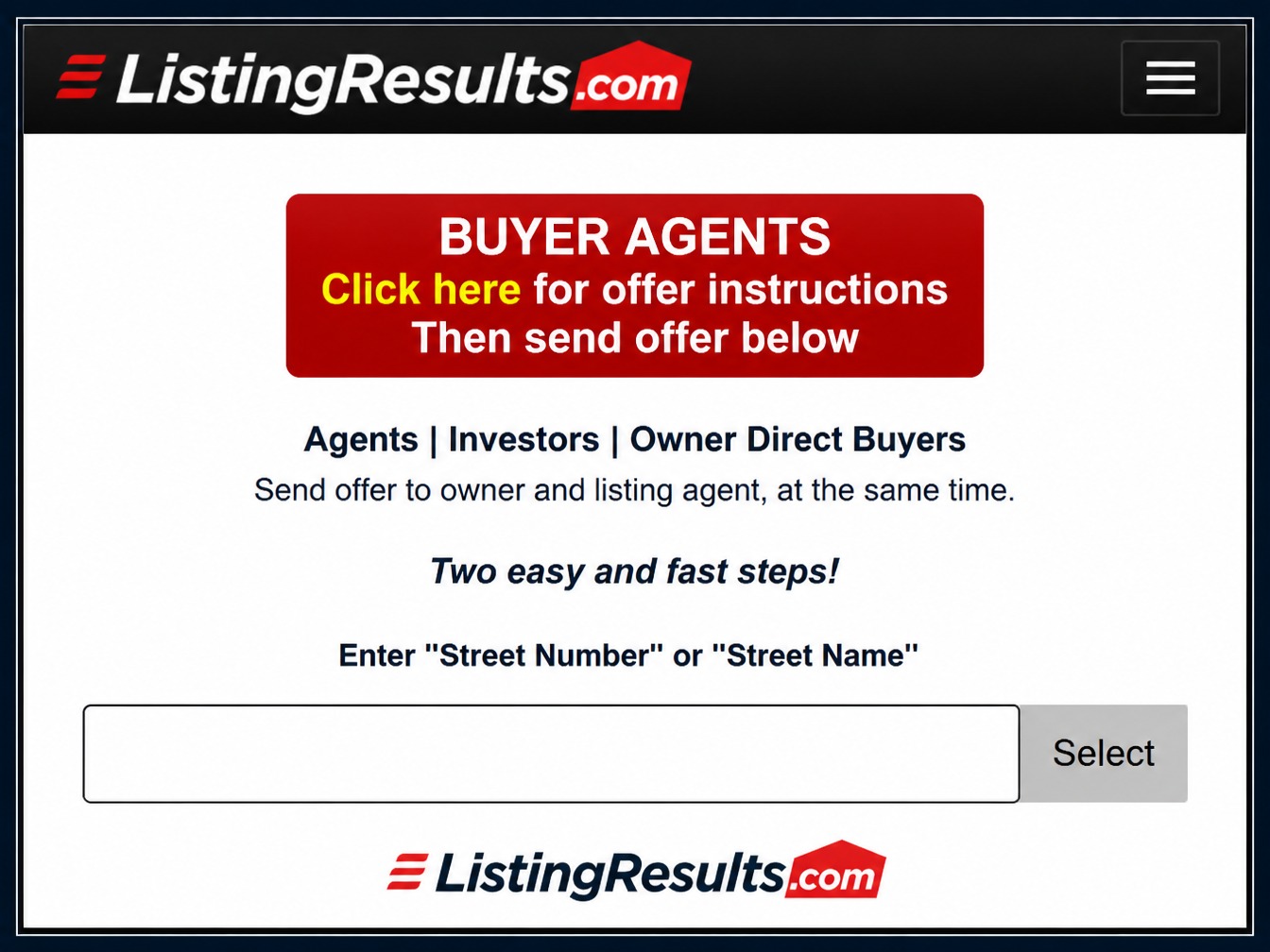 Flat Fee Texas Send Offer